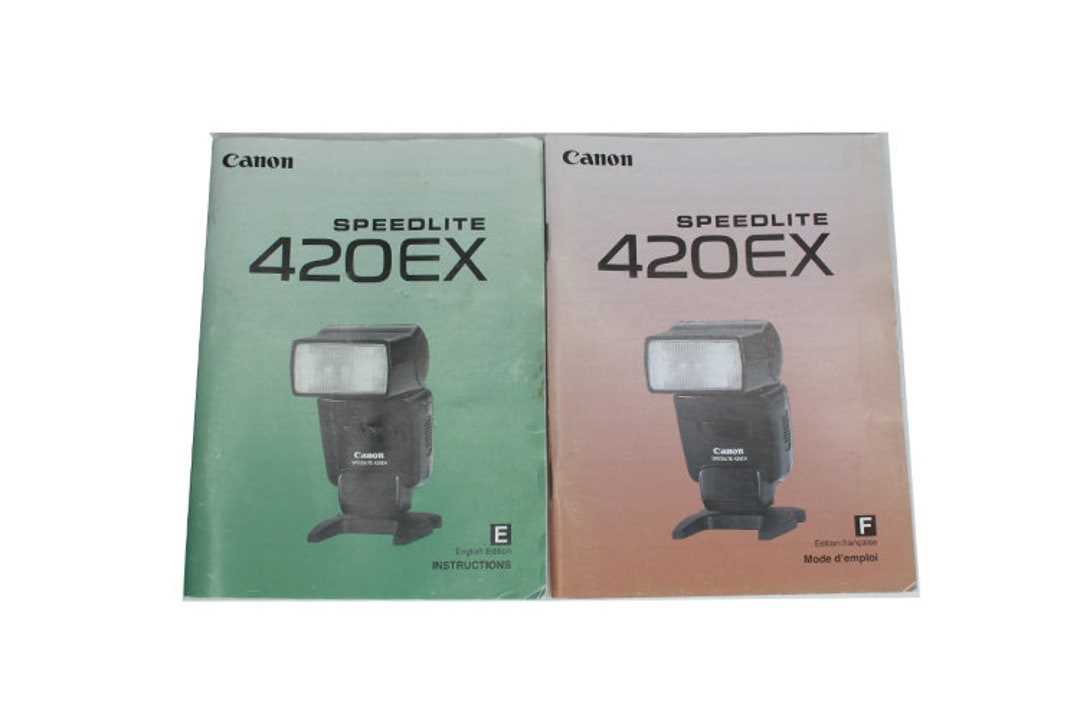 canon 430ex ii instruction manual