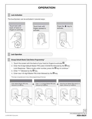 yale lock instruction manual