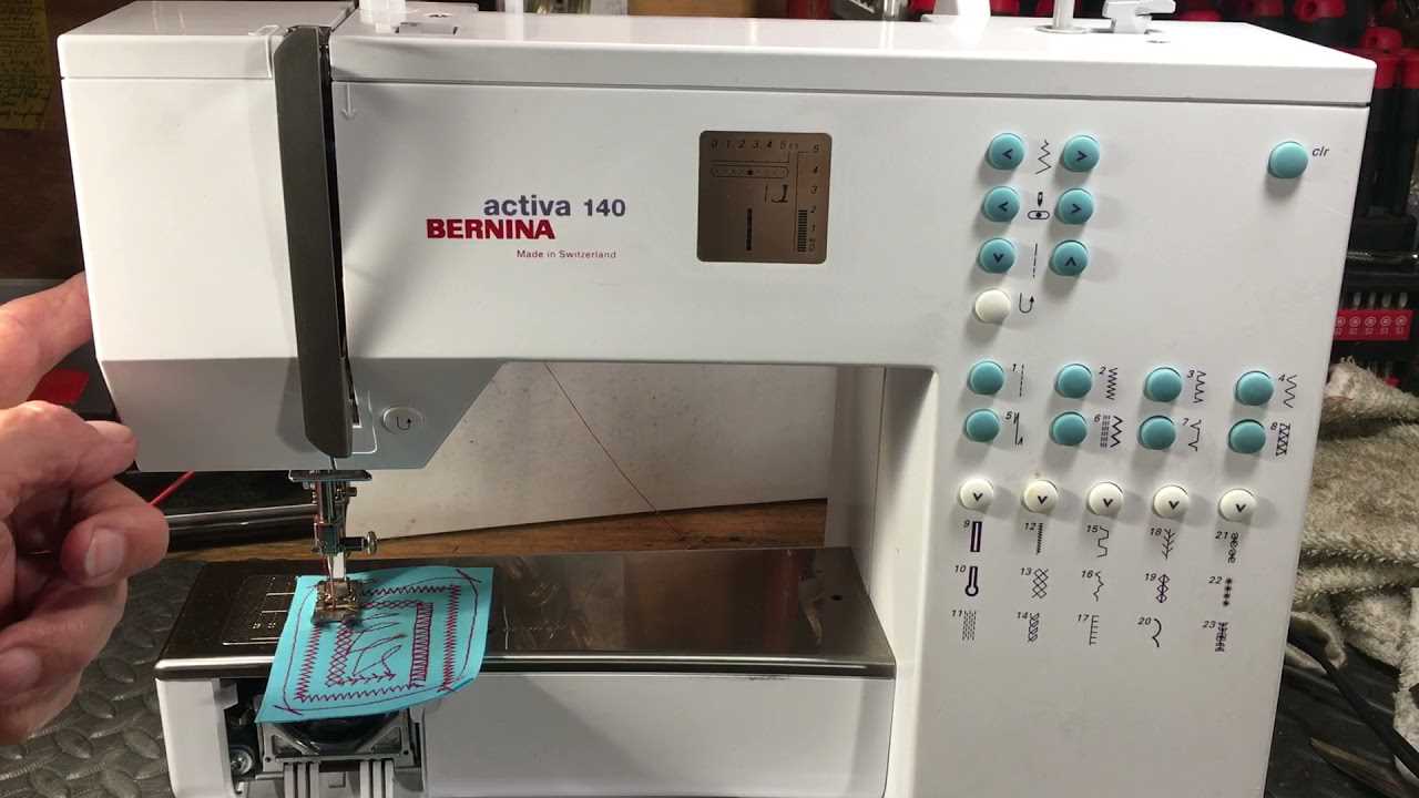 bernina activa 140 instruction manual