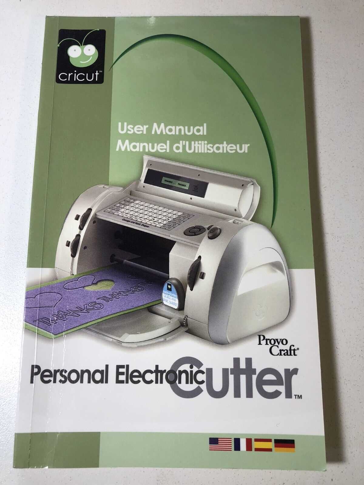 instruction manual for cricut maker