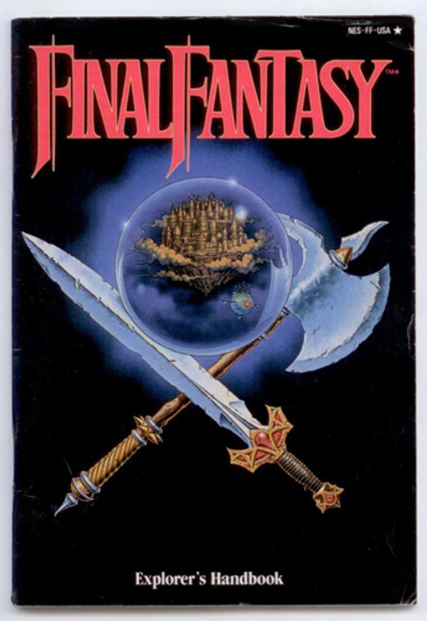 final fantasy nes instruction manual