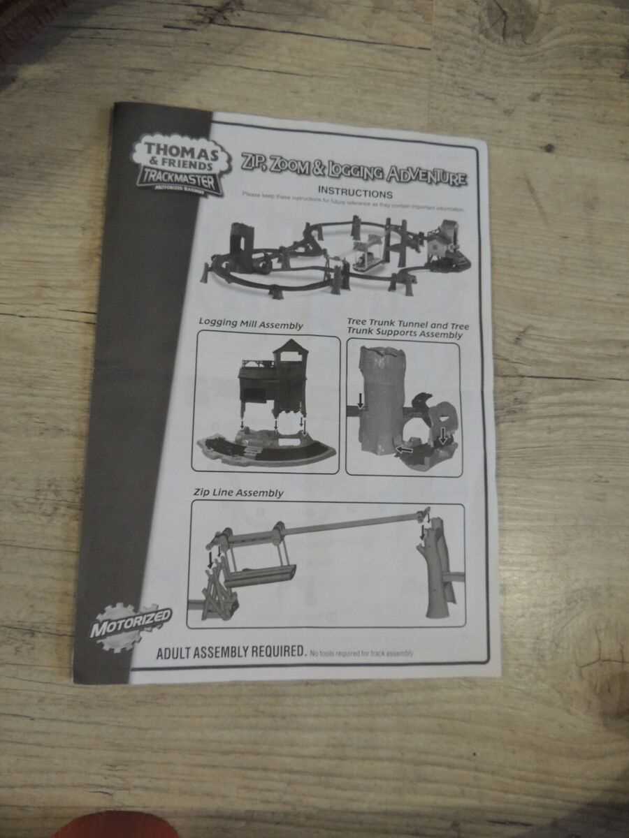 thomas zip zoom and logging adventure instructions manual