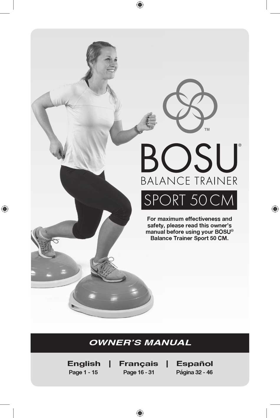 bosu ball instruction manual