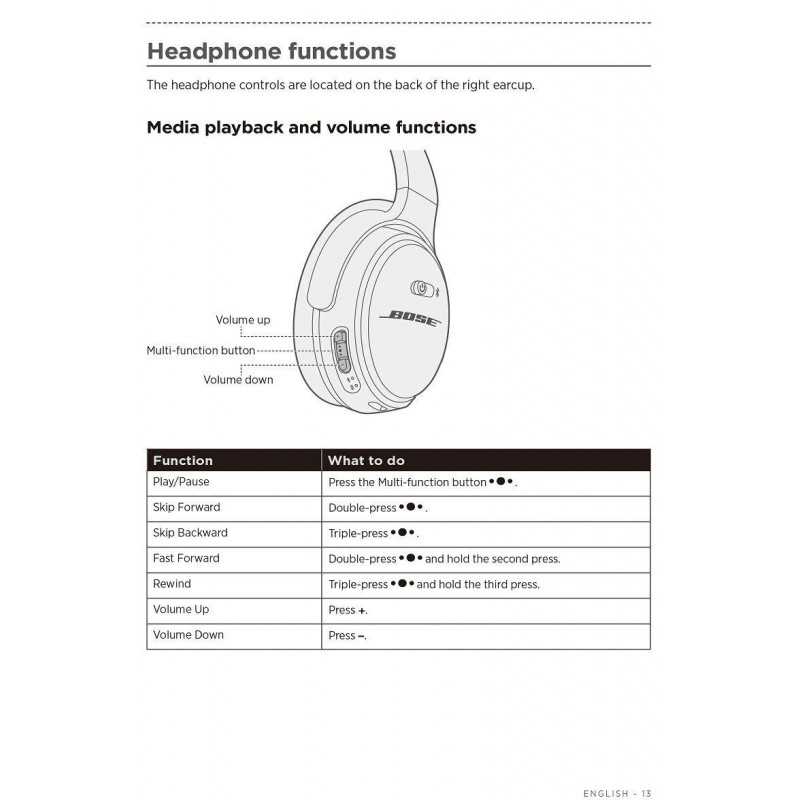 bose quietcomfort 35 ii instruction manual