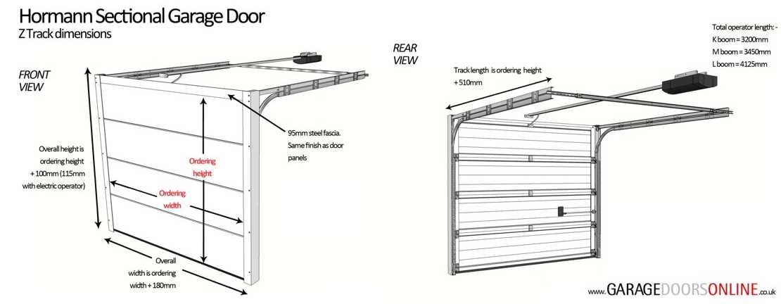 garage door installation instructions manual