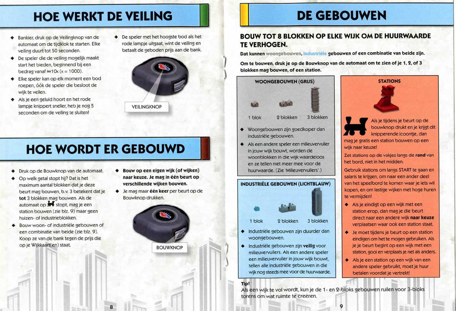 monopoly city instructions manual