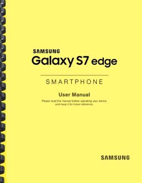 samsung s7 edge instruction manual