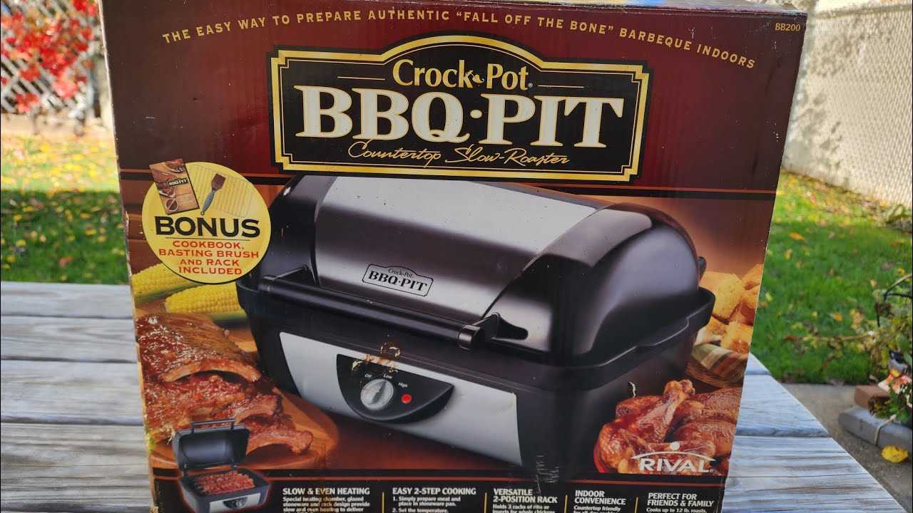 rival crock pot bbq pit instruction manual