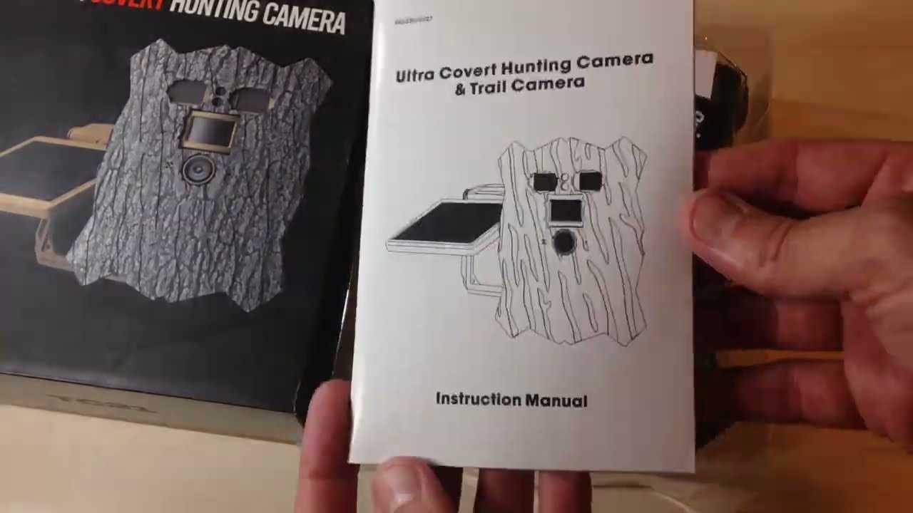 trail camera instruction manual