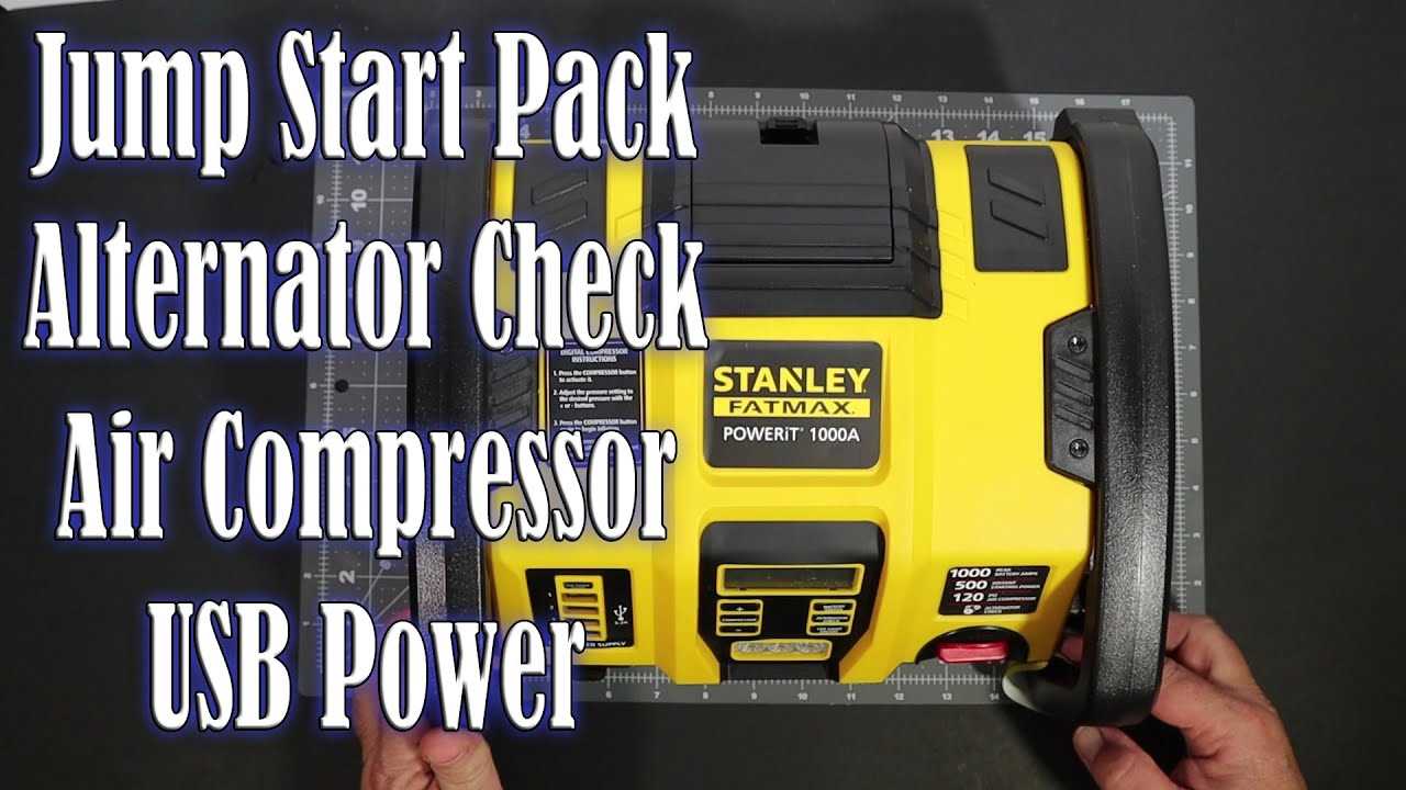 stanley fatmax powerit 1000a instruction manual