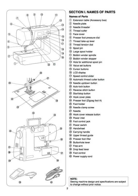 janome instruction manual free download