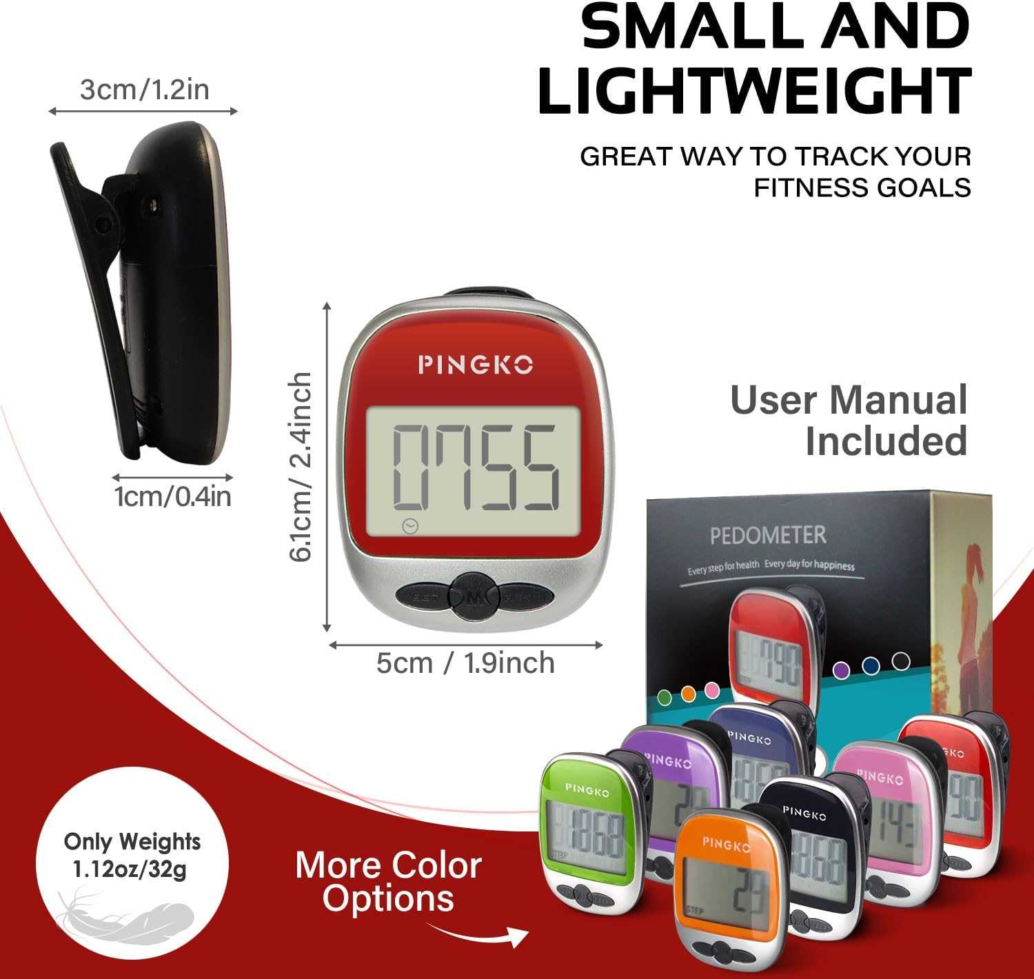 pingko pedometer instruction manual