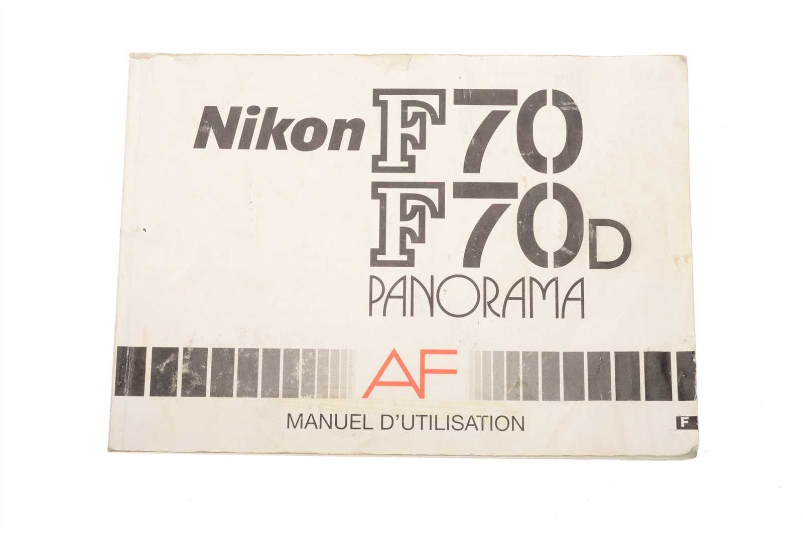 nikon f instruction manual