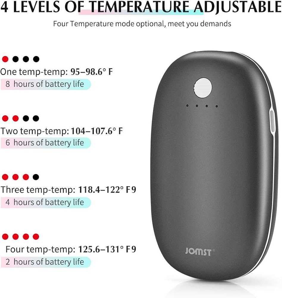 jomst hand warmer instruction manual