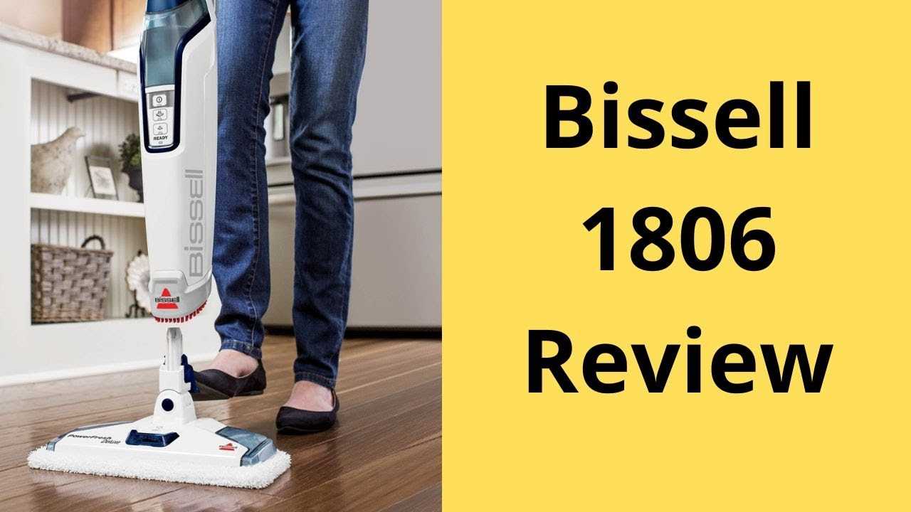 bissell steam mop deluxe instruction manual