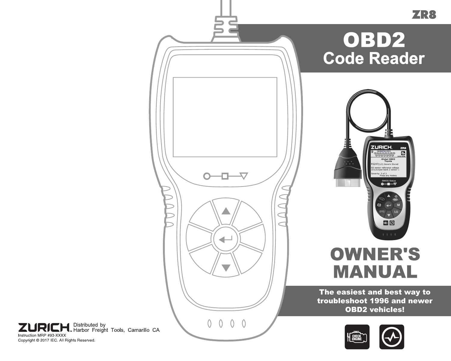 zurich zr8 instruction manual