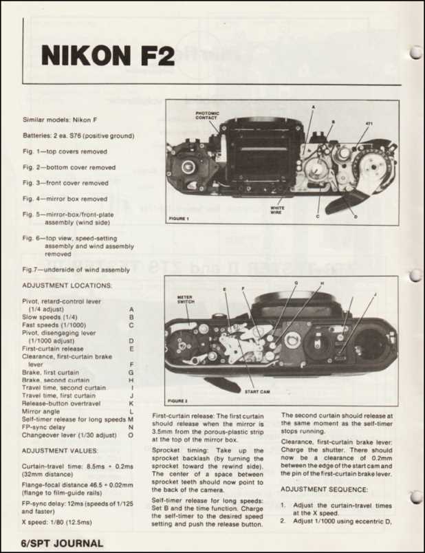 nikon f2as instruction manual