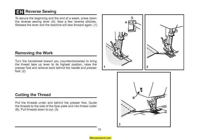 singer heavy duty 4432 instruction manual