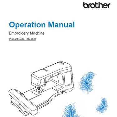 brother pe770 instruction manual