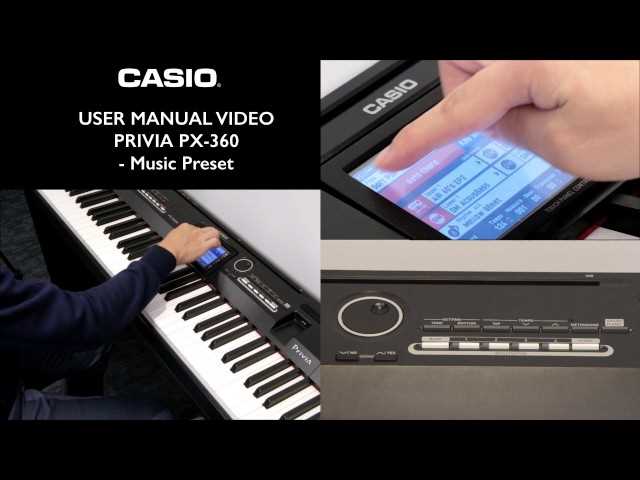 casio privia instruction manual