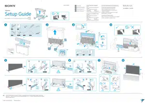 sony tv instruction manual