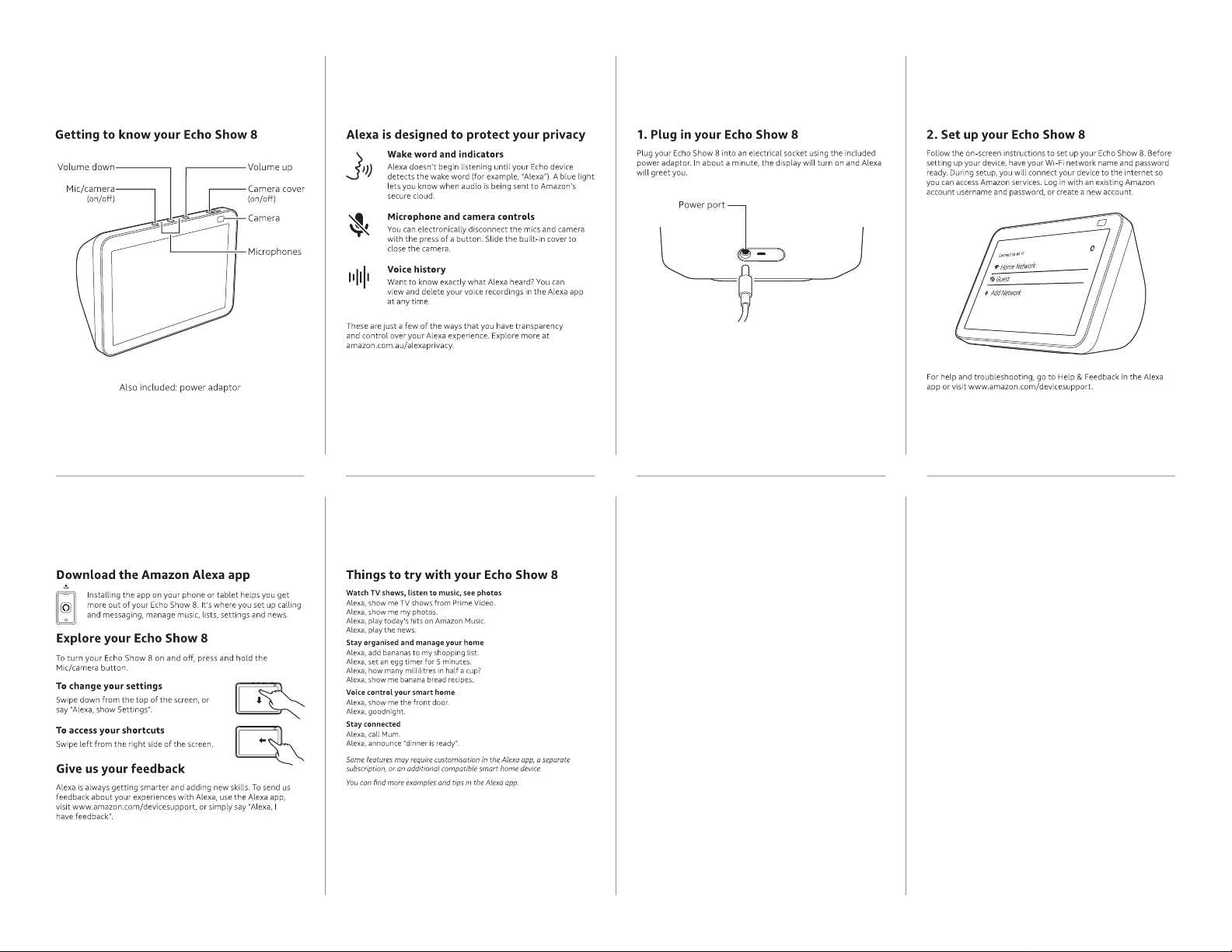 echo show instruction manual