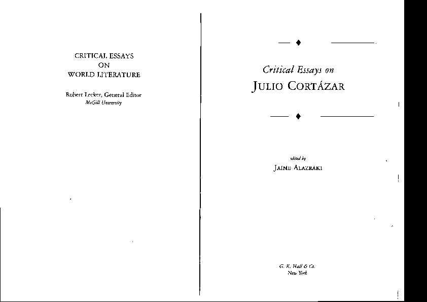 julio cortazar instruction manual