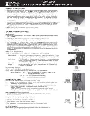 howard miller accuwave ds instruction manual