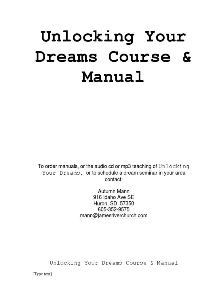 dreamer clock instruction manual