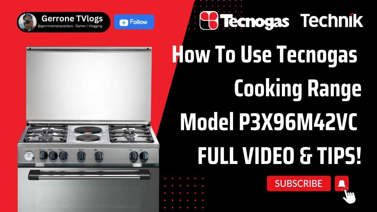 tecnogas oven instruction manual