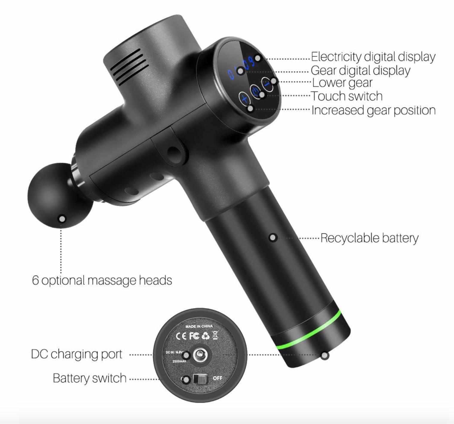 fitpulse massage gun instruction manual