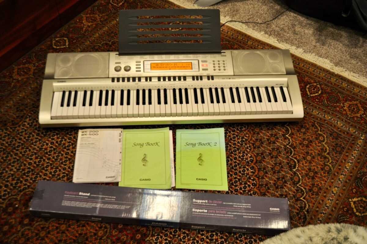 casio wk 200 instruction manual