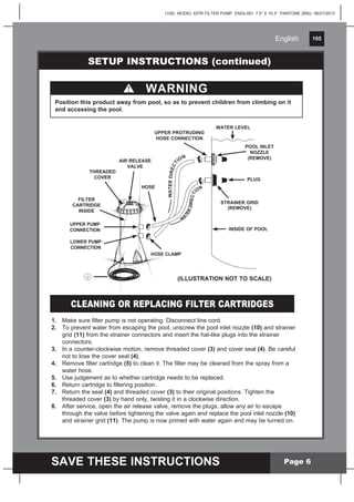 schwinn pump instructions manual