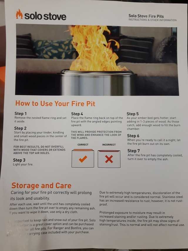 solo stove instruction manual