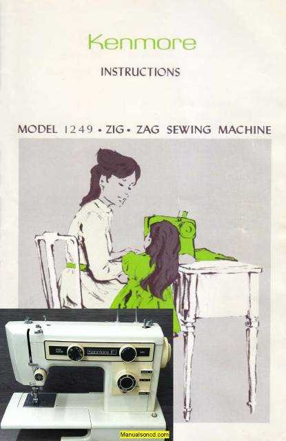 kenmore sewing machine model 385 instruction manual