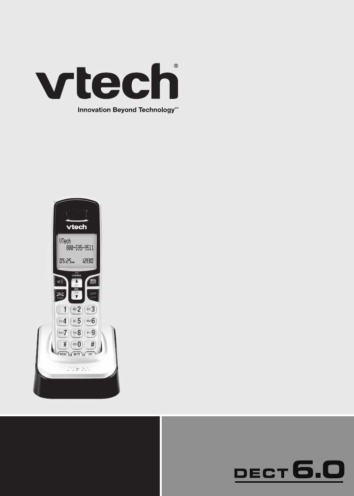 vtech dect 6.0 instruction manual