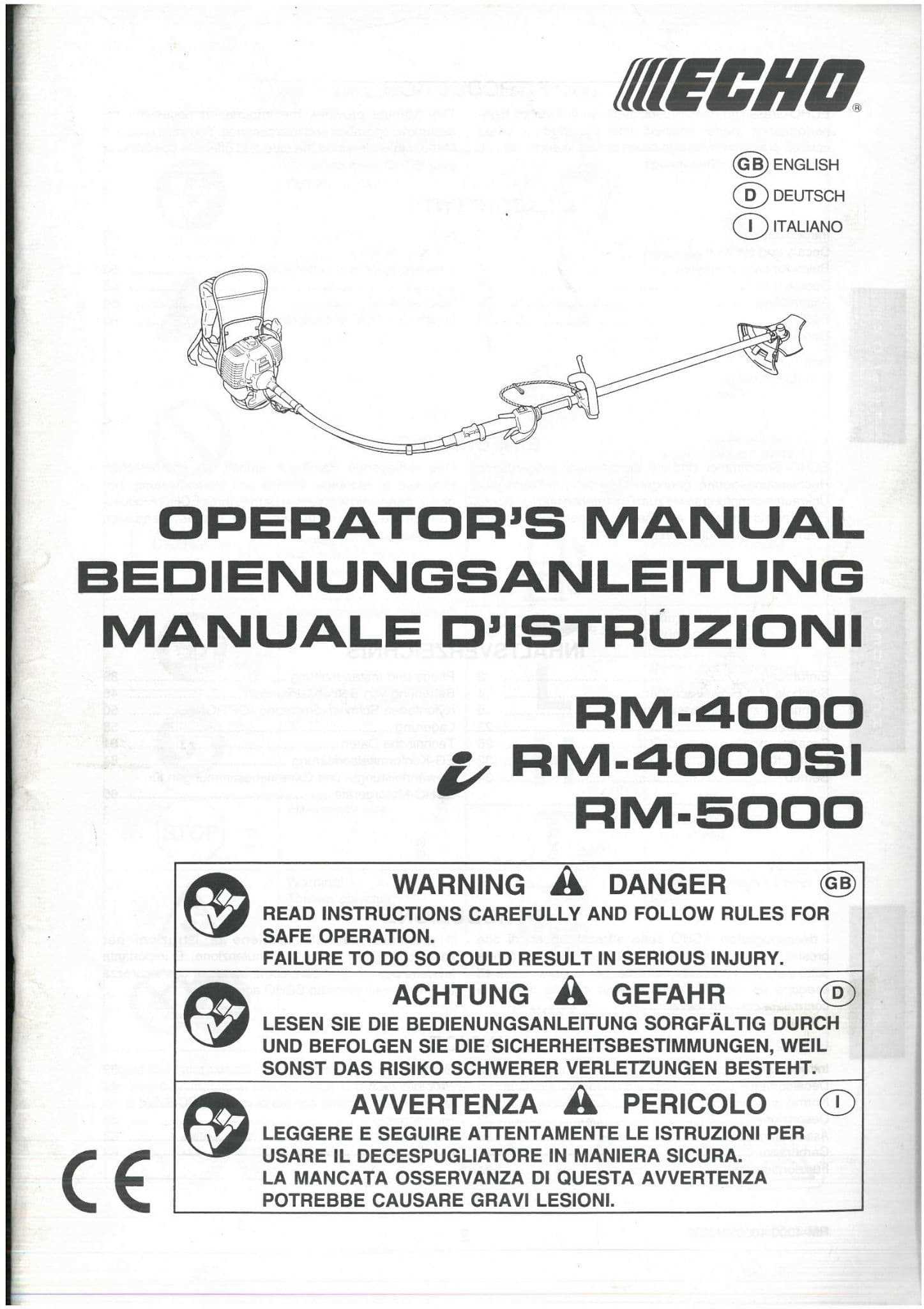 gb 4000 instruction manual