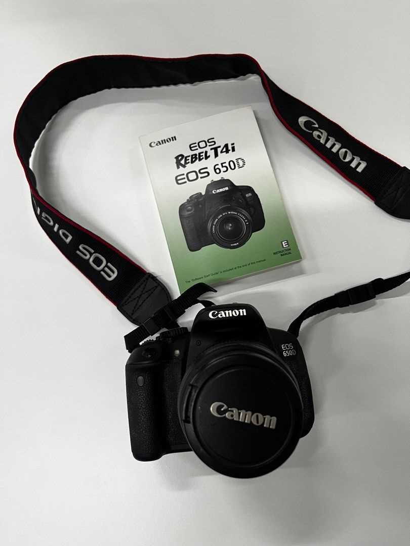 canon 650d instruction manual