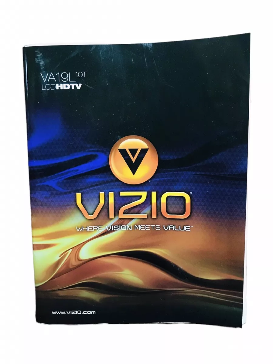 vizio tv instruction manual