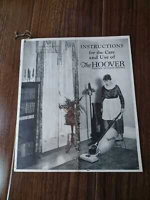 hoover vacuum instruction manual