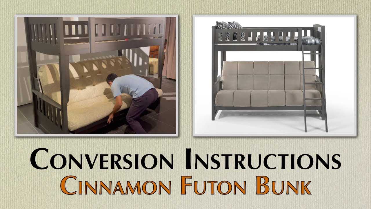 futon bunk bed instruction manual