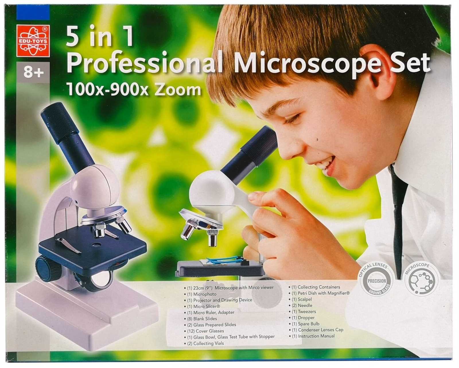 edu toys microscope set instruction manual