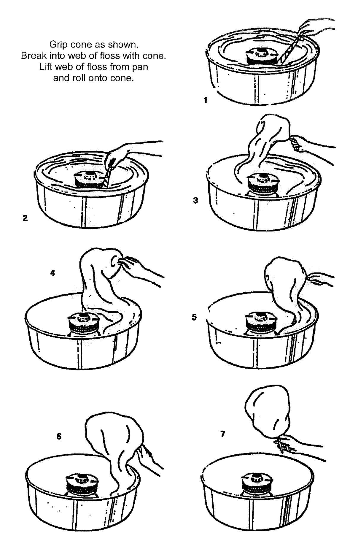 the real cotton candy maker instruction manual