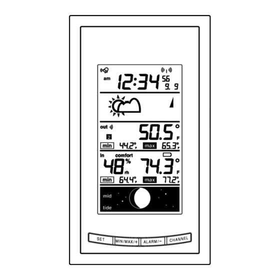 weather channel weather station instruction manual