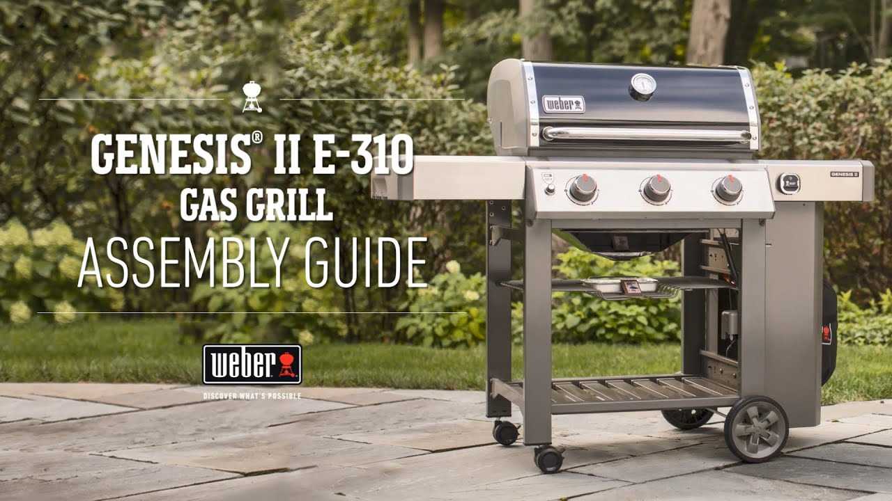 weber grill genesis ii instruction manual