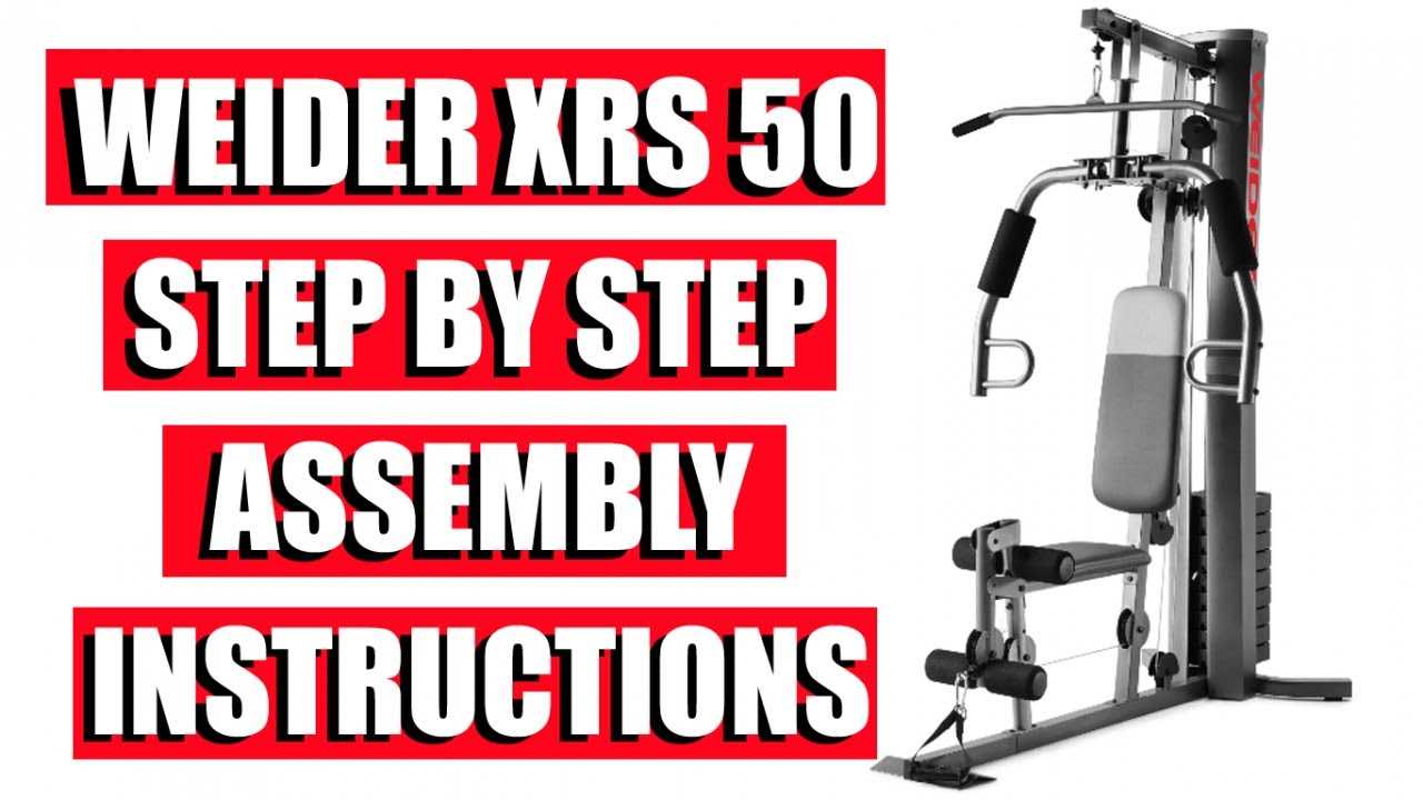 weider pro 9940 instruction manual