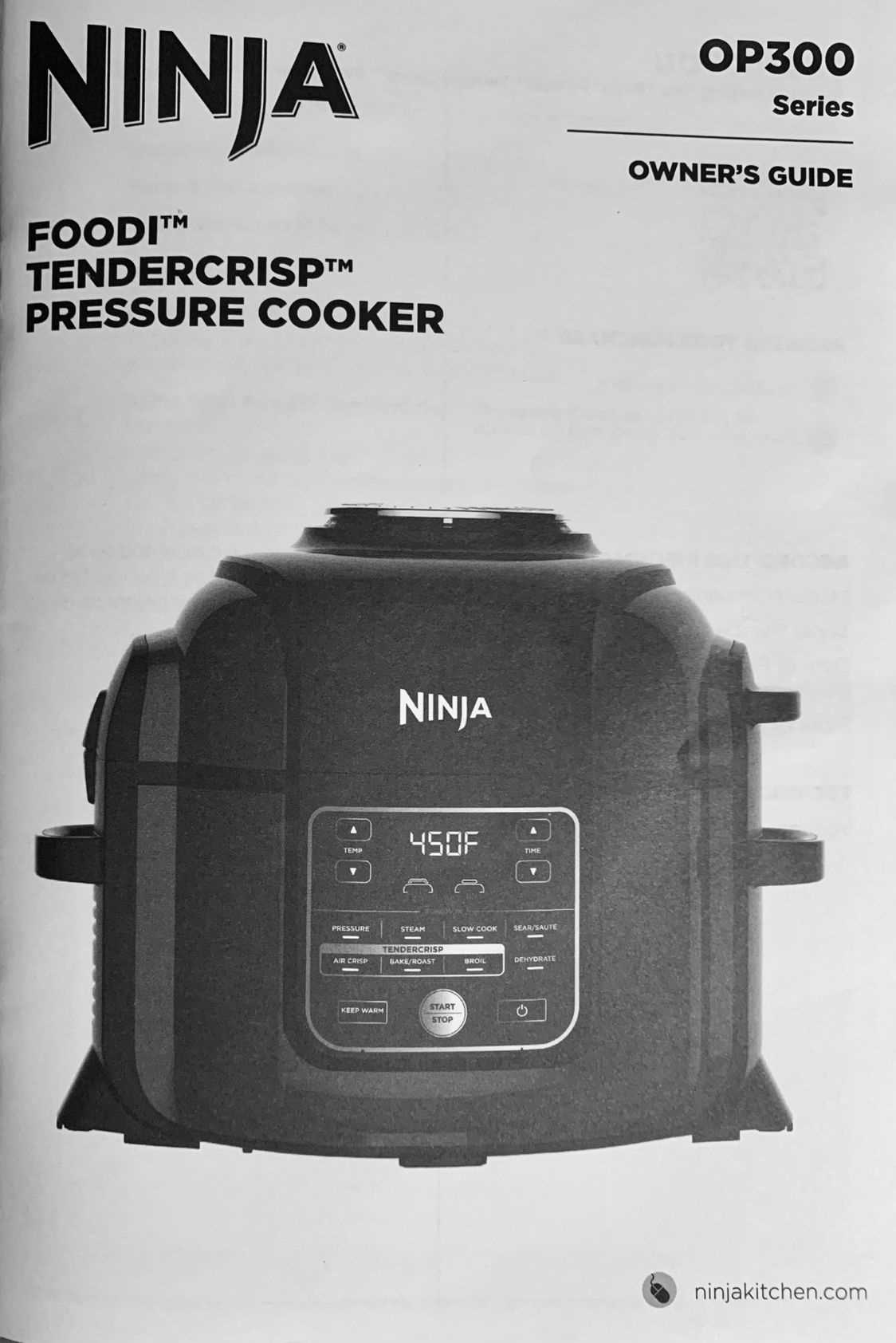 instruction manual for ninja air fryer