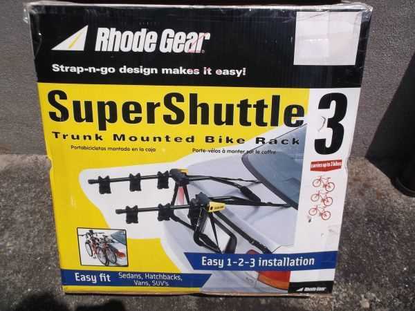 instruction manual rhode gear bike rack instructions