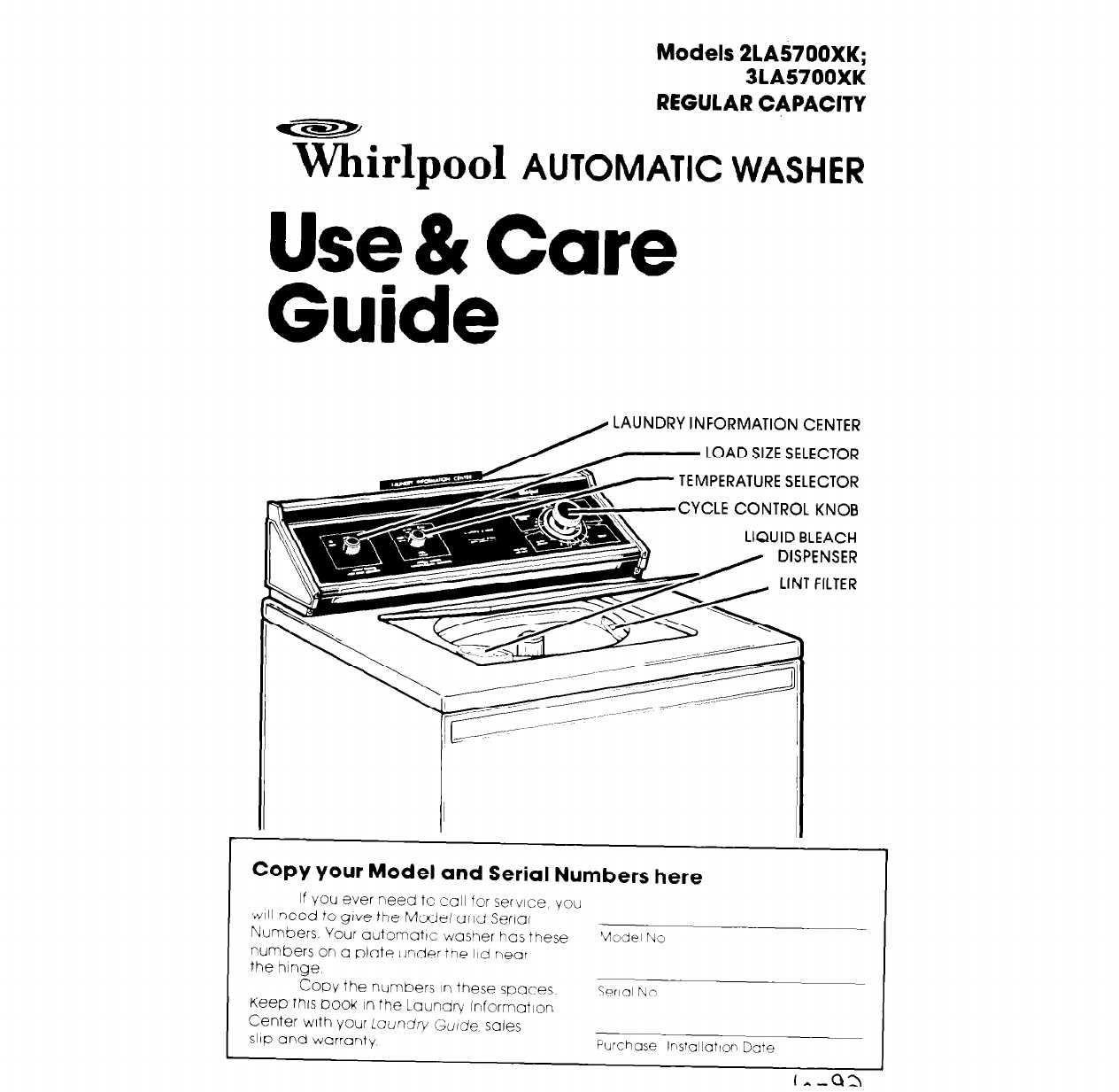 whirlpool duet sport instruction manual