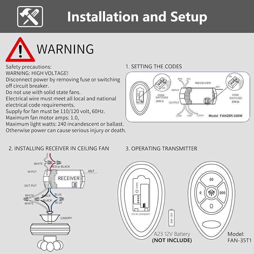 harbor breeze fan instruction manual